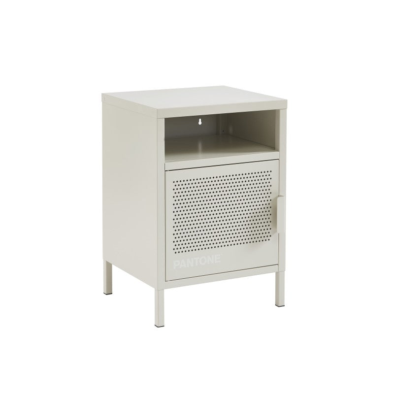 Table de chevet PANTONE métal beige sable