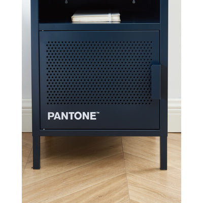 Table de chevet PANTONE métal bleu nuit