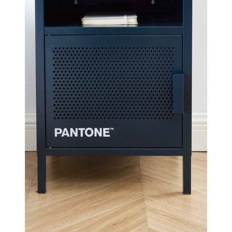 Table de chevet PANTONE métal bleu nuit