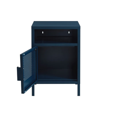 Table de chevet PANTONE métal bleu nuit