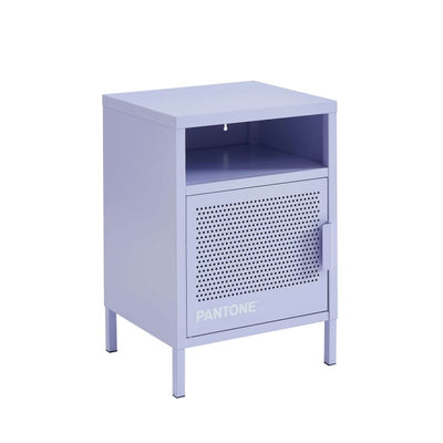 Table de chevet PANTONE métal lilas 40cm