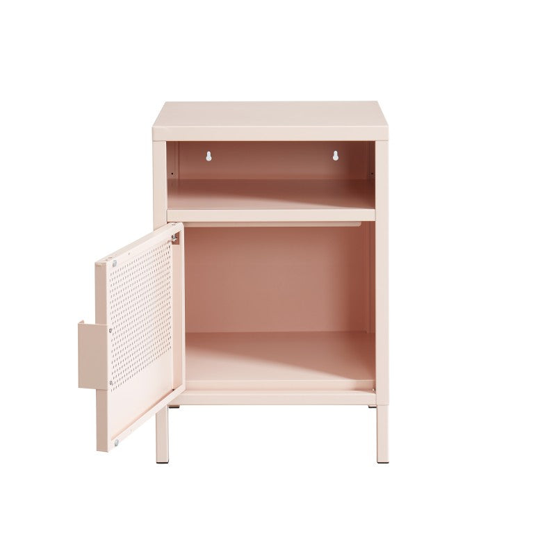 Table de chevet PANTONE métal rose blush