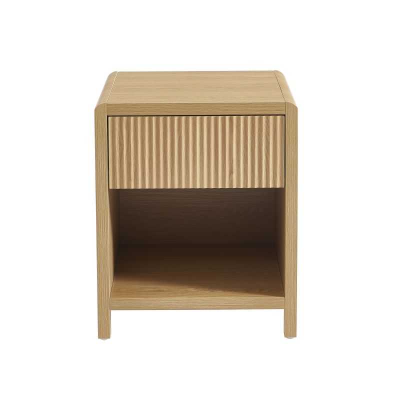 Table de chevet UTICA effet chêne