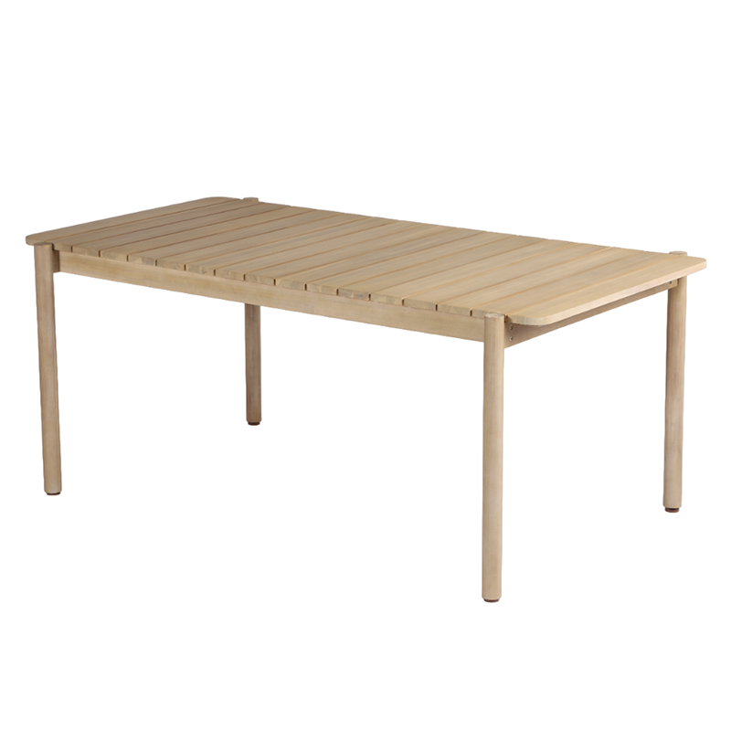 Table de jardin SAMOA rectangulaire en bois d'acacia FSC 180 cm