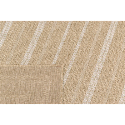 Tapis d'extérieur MENORCA marron et blanc aspect jute 160x230cm