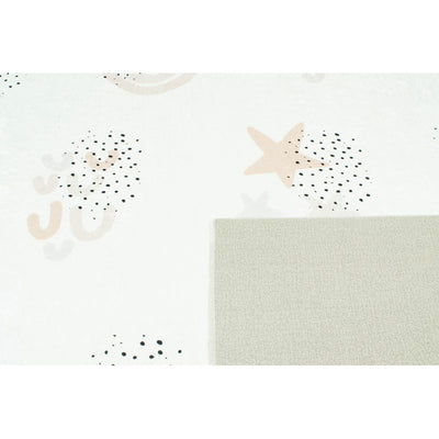 Tapis NOE crème motif étoiles 160x230 cm