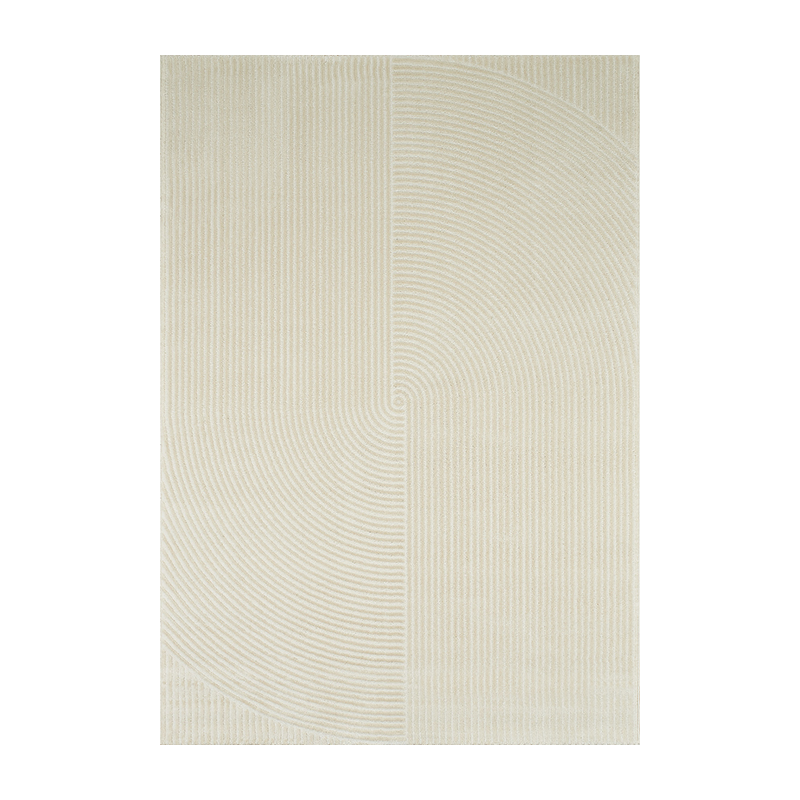 Tapis Olga crème motif géométrique 120x160 cm