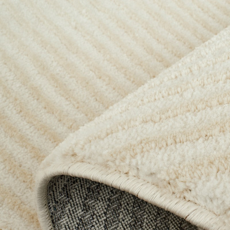 Tapis Olga crème motif géométrique 120x160 cm