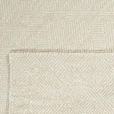 Tapis Olga crème motif linéaire 120x160 cm