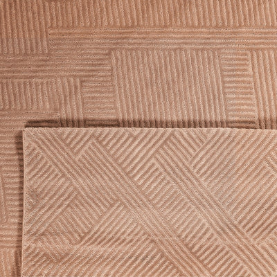 Tapis OLGA moka motif linéaire 120x160 cm