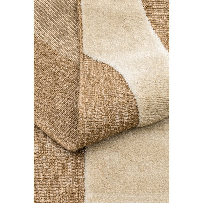 Tapis PIA blanc motif abstrait 120x160 cm
