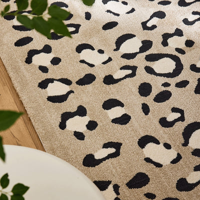 Tapis SAVA beige effet léopard 160x230 cm
