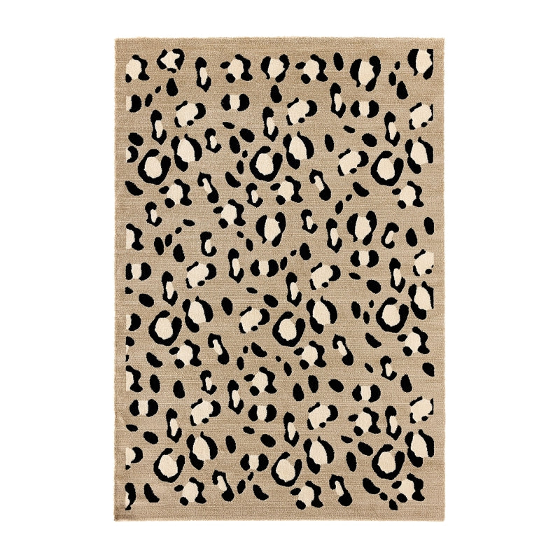 Tapis SAVA beige effet léopard 200x290 cm