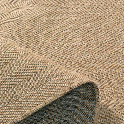 Tapis d'extérieur TABARCA marron aspect jute 120x170 cm