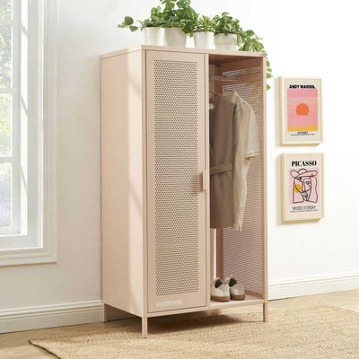 Vestiaire PANTONE métal rose blush avec penderie h145cm